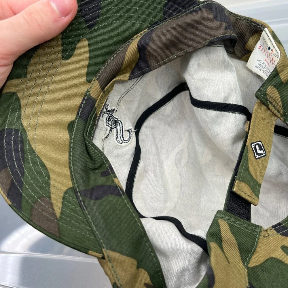 Chicago‎ White Sox Army Hat Men Adjustable Green Camo Strap Baseball Cap MLB
